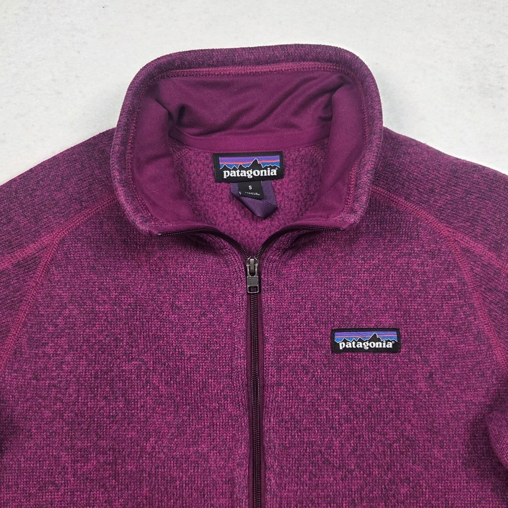Patagonia Better Sweater Jacket Womens Small Purple Full Zip Fleece 25542 FA16 - Picture 3 of 10